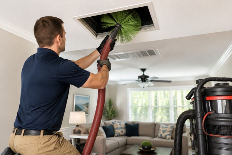 Professional air duct cleaning service in Jacksonville, FL