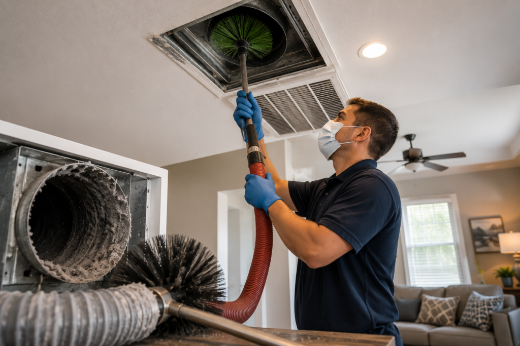 Professional air duct cleaning in Jacksonville, FL